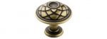 Distressed Brass Knob